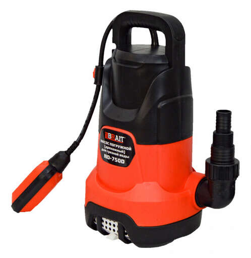 Изображение для Насос дренажный погружной Brait ND-900D (0.9 кВт, грязная вода)