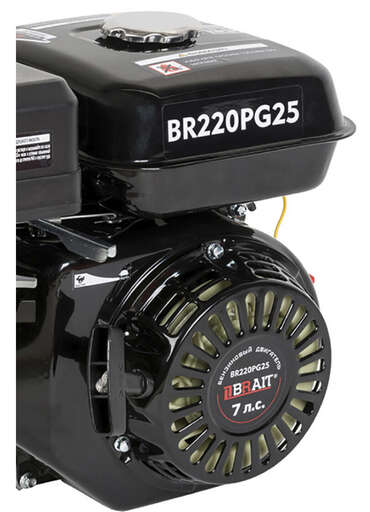 Изображение для Двигатель Brait BR220PG25 (7 лс, 25 мм, под шлицы)