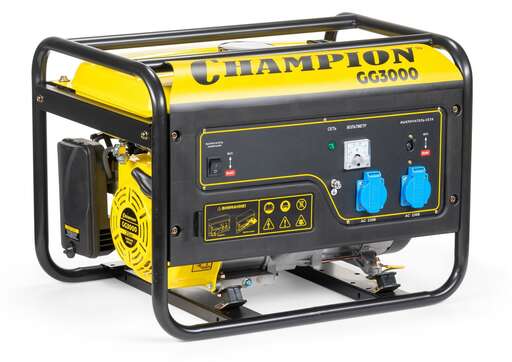 Изображение для Бензиновый генератор CHAMPION GG3000 (2.5 кВт)