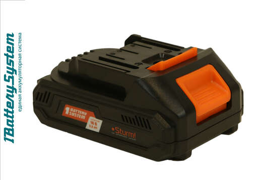 Изображение для SBP1802 аккумулятор Sturm!, 18В, 1BatterySystem, 2.0Ач