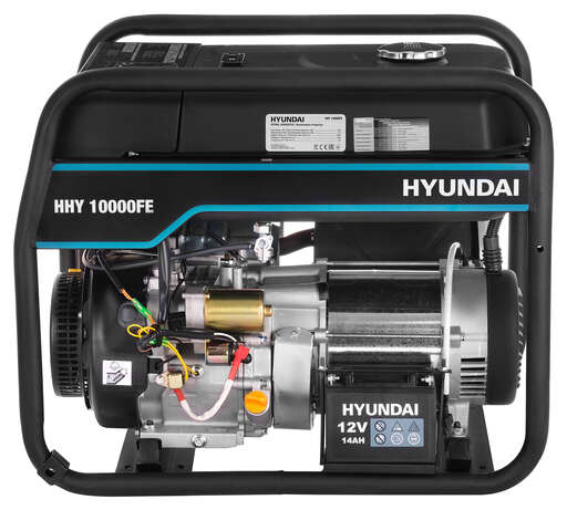 Изображение для Бензиновый генератор HYUNDAI HHY 10000FE (8 кВт, электростартер)