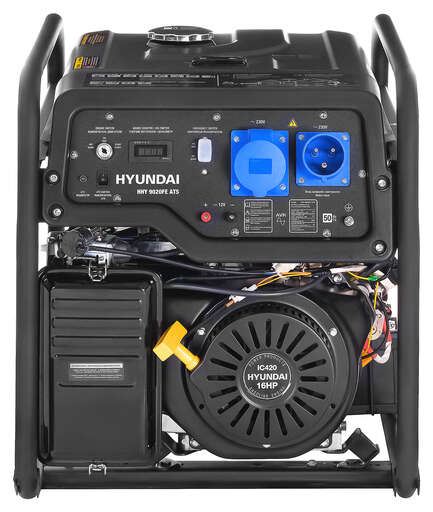 Изображение для Бензиновый генератор HYUNDAI HHY 9020FE ATS с автозапуском (6.5 лс, электростартер, автозапуск)