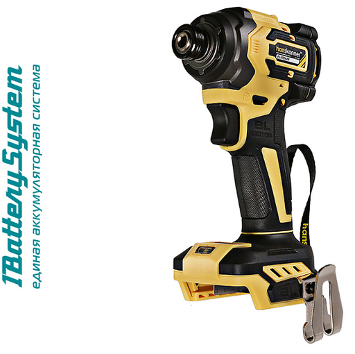 Изображение для Аккумуляторный ударный винтоверт Hanskonner HCD20280BL 1BatterySystem
