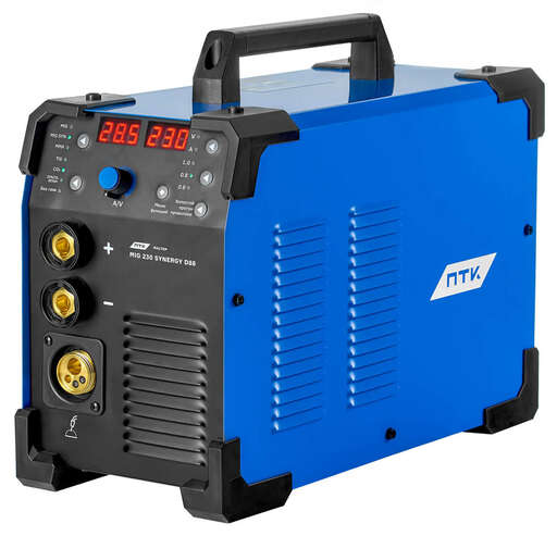 Изображение для Сварочный полуавтомат ПТК МАСТЕР MIG 230 SYNERGY D88 (синергетическое управление, MMA/MIG-MAG/TIG LIFT)