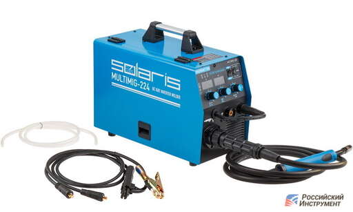 Изображение для Сварочный полуавтомат Solaris MULTIMIG-224 (MMA/MIG-MAG)