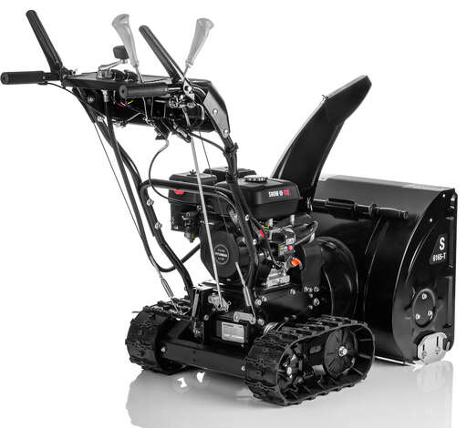 Изображение для Бензиновый снегоуборщик Hyundai S 6165-T (6.5 лс, электростартер, фара, гусеница)