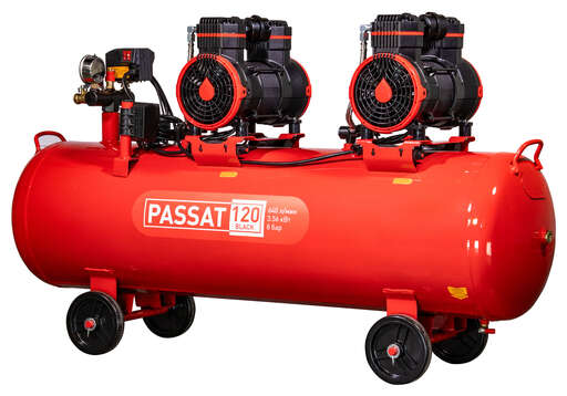 Изображение для Компрессор PASSAT-120 BLACK безмасляный 2 режима (5.8 кВт)