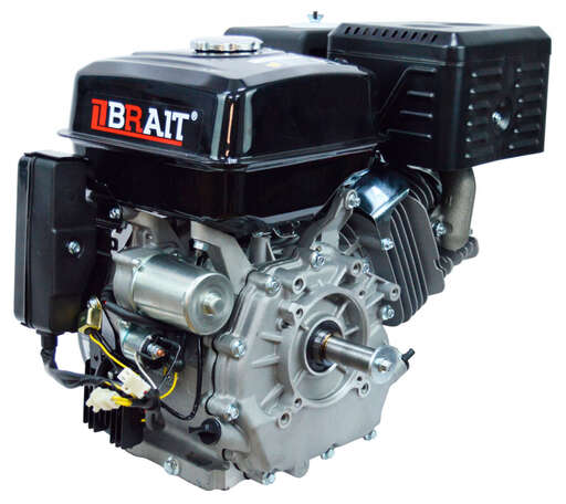 Изображение для Двигатель бензиновый Brait BR445PE7A (17 лс, электростартер, катушка 7А, 25 мм)