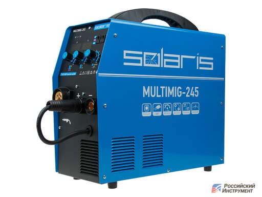 Изображение для Сварочный полуавтомат Solaris MULTIMIG-245 (MMA/MIG-MAG/TIG LIFT)
