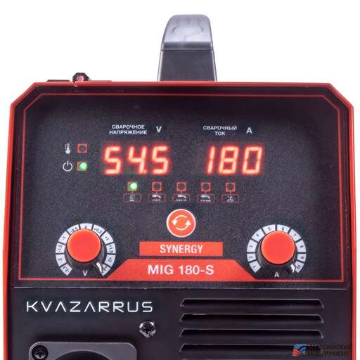 Изображение для Сварочный полуавтомат Foxweld KVAZARRUS MIG 180-S (синергетическое управление, MMA/MIG-MAG/TIG LIFT)