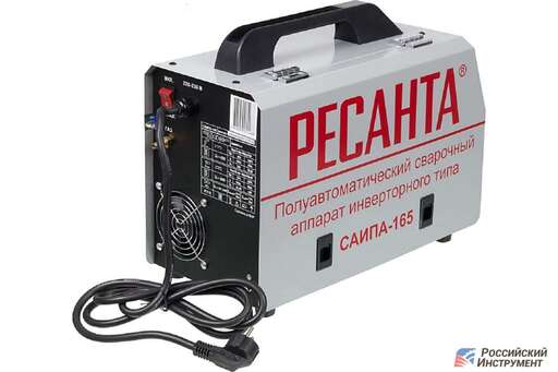 Изображение для Сварочный полуавтомат Ресанта САИПА-165 (встроенная горелка, MMA/MIG-MAG)