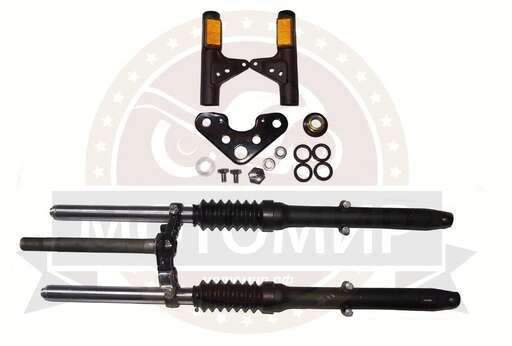 Изображение для Вилка телескопическая передняя  COLT в сборе (барабанный тормоз)