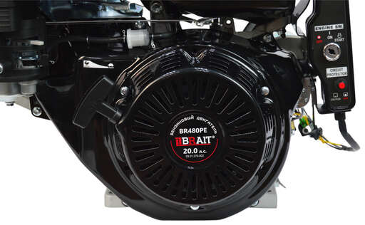 Изображение для Двигатель бензиновый  Brait BR480PE (20лс, электрический старт) 