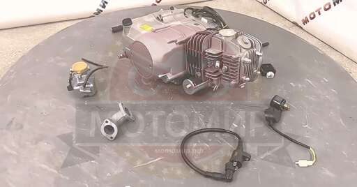 Изображение для Двигатель четырехтактный, 125 см3  YX-125EA, МКПП4, АВТОМАТ СЦЕПЛЕНИЕ, все вверх, эл+кикстартер, нижний электростартер для питбайков