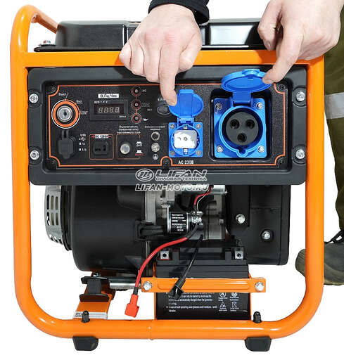 Изображение для Генератор Lifan 6500IOE (5.5 кВт, электростартер)