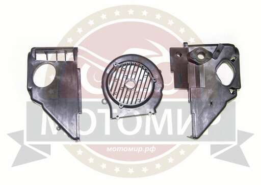 Изображение для Кожух охлаждения цилиндра 4х такт. в сборе GY6-125/150 см3 152QMI, 157QMJ (+кожух крыльчатки 94695)