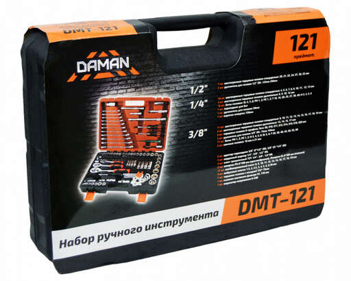 Изображение для Набор ручного инструмента DMT-121 (121 предмет) DAMAN 