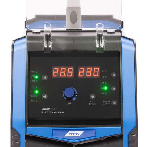 Изображение для Сварочный полуавтомат ПТК МАСТЕР MIG 230 SYN NF88 (синергетическое управление, MMA/MIG-MAG/TIG LIFT)