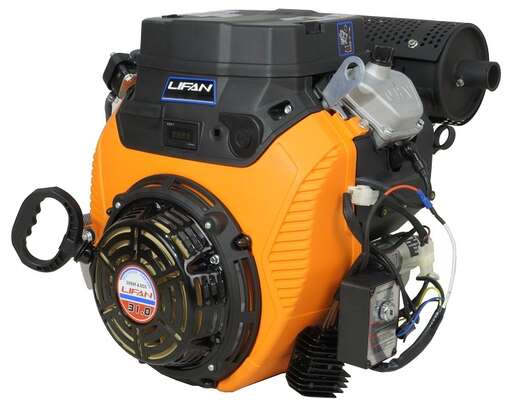 Изображение для Двигатель Lifan LF2V80F ECC 20А (31 лс, 25 мм, электростартер, катушка 20А, электронная заслонка )