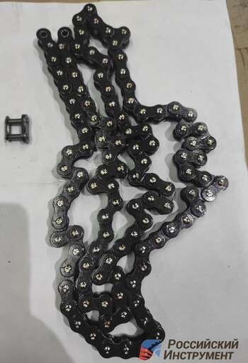 Изображение для Цепь Минск, Восход ПР12.7-18.2 (112 звеньев, стандарт 428, шаг 12.7, замок в комплекте)