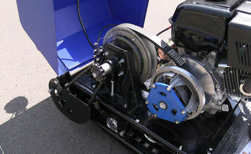 Изображение для Мотобуксировщик Лидер-1К-2Т-15АП без лыжного модуля (Lifan 15 лс, электростартер, освещение)