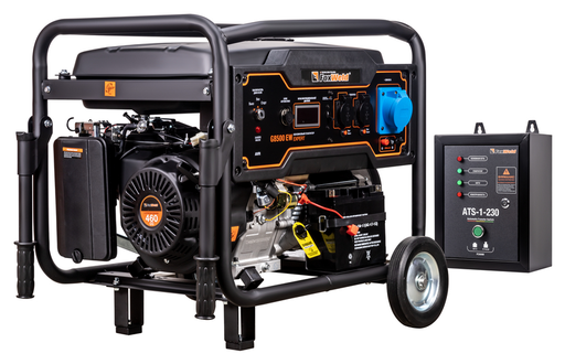 Изображение для Бензиновый генератор Foxweld EXPERT G8500 EW (7.5 кВт, электростартер) + блок автоматики