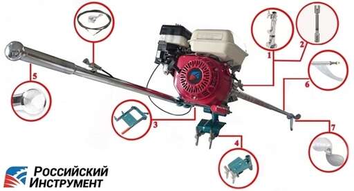 Изображение для Мотовесло РосИнст Compact II (11 - 20 лс, Ø 25.00 мм, без двигателя) + подарок