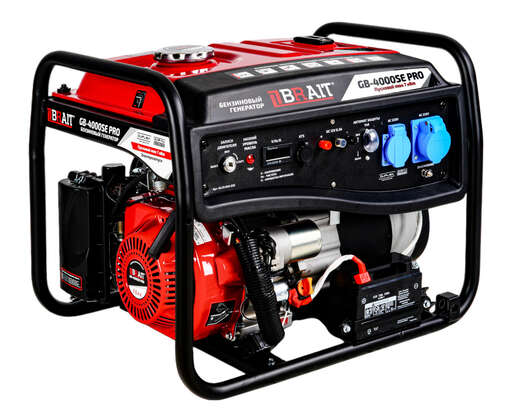Изображение для Генератор бензиновый Brait GB-4000SE PRO (3.5 кВт, электростартер, возможность автозапуска, пусковой ток  7 кВт)
