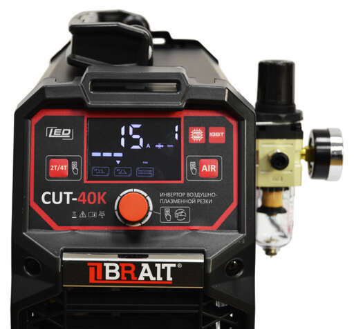 Изображение для Инвертор для воздушно-плазменной резки Brait CUT-40K (6.6 кВт, встроенный компрессор)