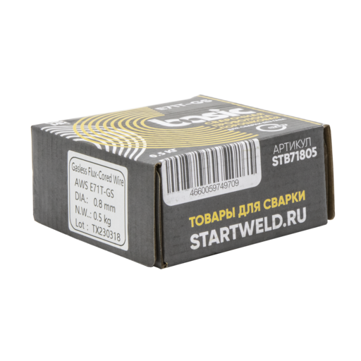 Изображение для Проволока сварочная порошковая Basic E71T-GS д.0,8 (0,5кг) START STB71805