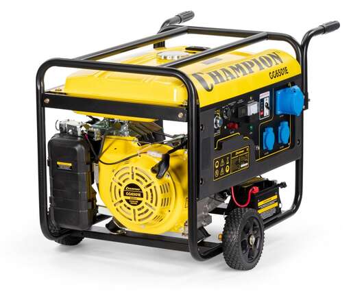 Изображение для Бензиновый генератор CHAMPION GG6501E+ATS (5.5 кВт, электростартер, автозапуск (блок ATS в комплекте))