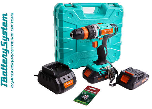 Изображение для Аккумуляторный шуруповерт Sturm! CD3620T 1BatterySystem