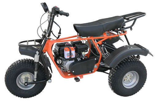 Изображение для Трицикл ТРИТОН 2, САФАРИ-3LЕ-8+ ( 8 лс (KP230), длинное седло, сзади два амортизатора Урал)