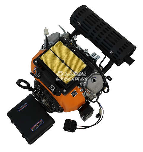 Изображение для Двигатель Lifan LF2V80F-А (X2) D25 20A (32 лс, электростартер)