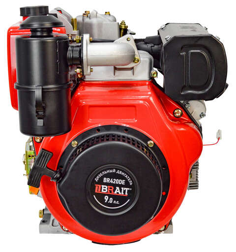 Изображение для Двигатель дизельный Brait BR420DE  (9 лс, электростартер, 25 мм)