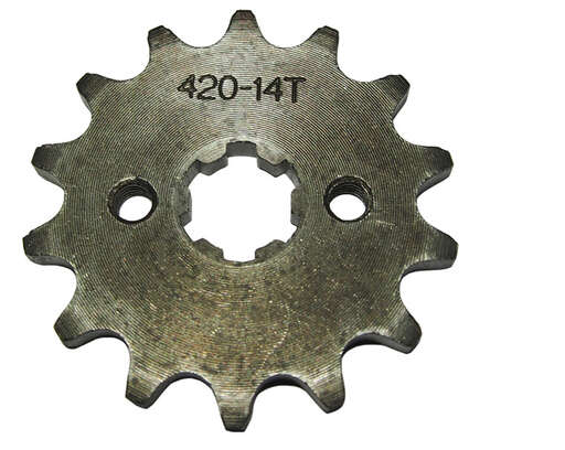 Изображение для Звезда 14 зуб. (420) (d14-17, 2х30) цепи, ведущая ОВ-70 Zodiak, Монстр, Динго, Мустанг