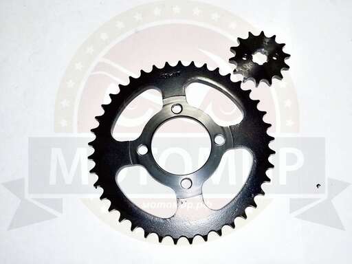 Изображение для Венец (Z41) 428 (d54mm - 4 x 49mm) Альфа + Звезда (Z14) 428 (d14-17mm, 6 шлиц, 2х30) (компл.)