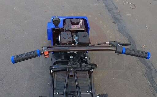 Изображение для Мотобуксировщик компактный Лидер-Дельта-2S-CVTL с седельным модулем (Lifan 8 лс, фара)