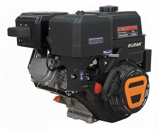 Изображение для Двигатель Lifan KP500E 7А (22 лс, 25 мм, электростартер, катушка освещения 7А)
