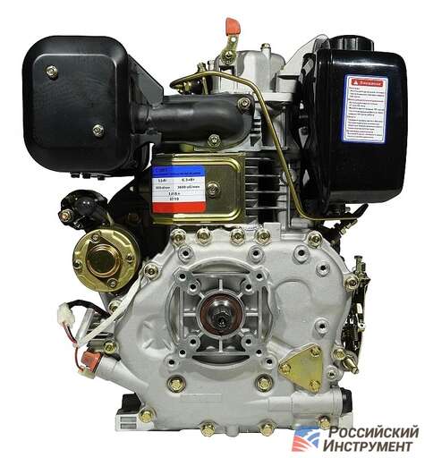 Изображение для Двигатель дизельный Lifan С186FD 6A (10 лс, электростартер, катушка освещения 6А, под шлицы)