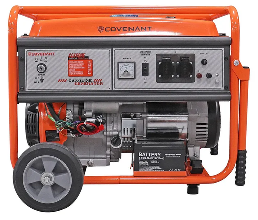 Изображение для Генератор бензиновый COVENANT GG6500E (5.5 кВт, электростартер)