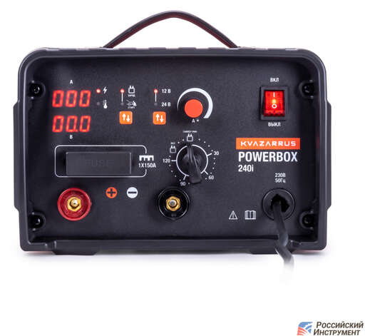 Изображение для Пуско-зарядное устройство Foxweld KVAZARRUS PowerBox 240I (таймер, цветная коробка)