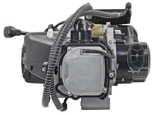 Изображение для Двигатель 163QMK (GY6) 200см3 (эл.стартер,масляный радиатор,патрубки,ручное п/п)