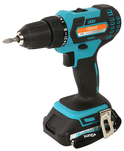 Изображение для Аккумуляторный шуруповерт Sturm! CD18L 1BatterySystem