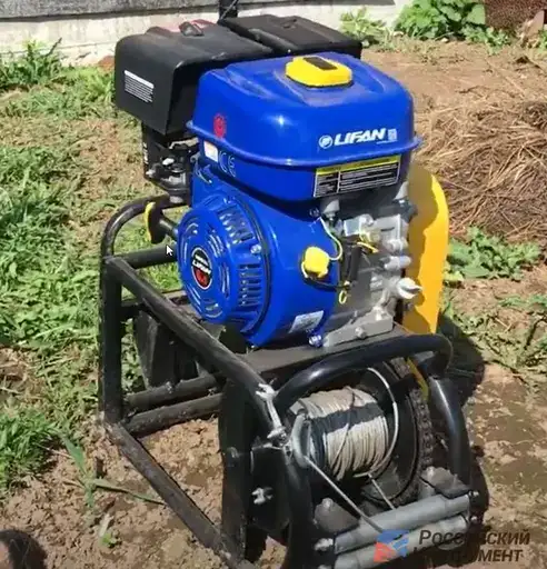 Изображение для Мотолебедка МЛ-2М "Крепыш"( 6.5 лс, ножная, без навески)