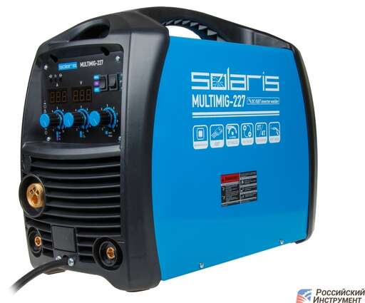 Изображение для Сварочный полуавтомат Solaris MULTIMIG-227 (MMA/MIG-MAG/SPOT/TIG LIFT)