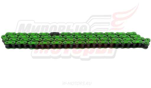 Изображение для Цепь 100 зв.(428) приводная ЗЕЛЕНАЯ (ТЮНИНГ для Альфы)