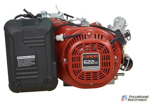 Изображение для Двигатель Loncin LC196FD (23 лс, вал под конус, электростартер, для генератора)