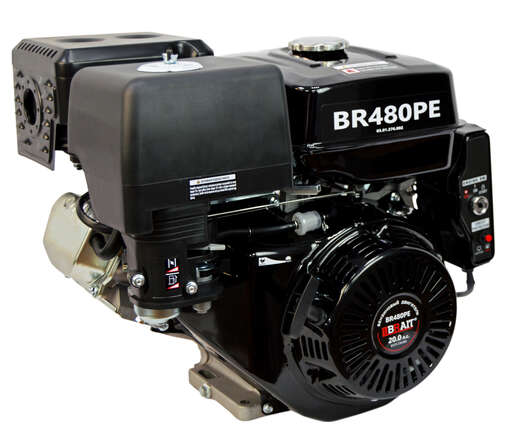 Изображение для Двигатель бензиновый  Brait BR480PE (20лс, электрический старт) 