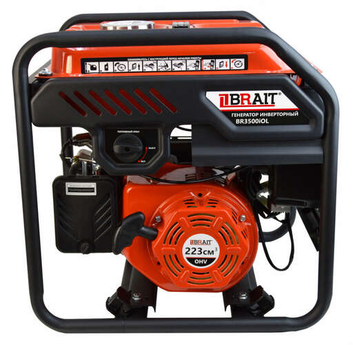 Изображение для Генератор бензиновый инверторный BRAIT BR3500iOL ( 3 кВт, бак 12 л)